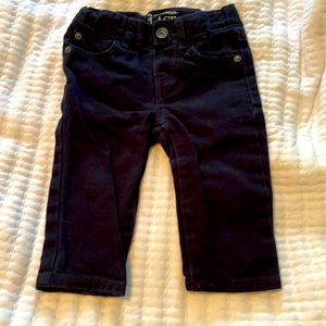 Black denim jeans